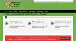 Desktop Screenshot of poisonivycontrolofmissouri.com